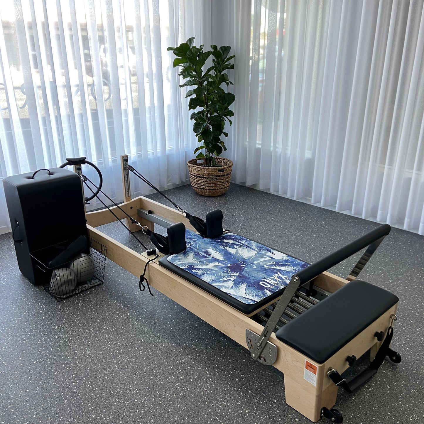 Reformer Mat - Palms - Onyx Active Australia