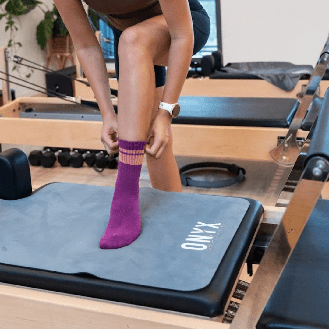 Grip Sock - Purple/Pink - Onyx Active Australia