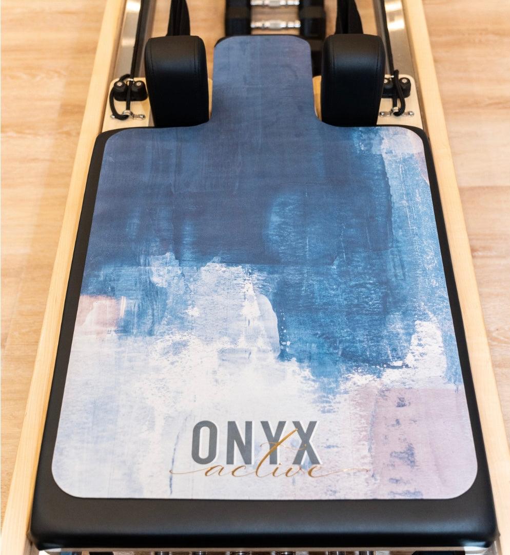 Reformer Mat - Navy and Blush - Onyx Active Australia